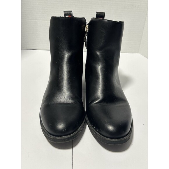 Tommy Hilfiger Rezin2 Black Ankle Boots Size 8 - Picture 1 of 8